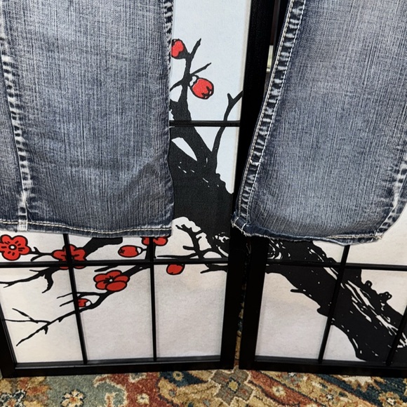 Antique Rivet 34x32 Mens Denim Blue Relaxed Jeans - Picture 7 of 15